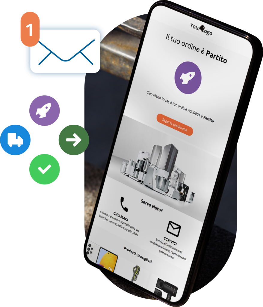 Notifiche personalizzate sulla consegna